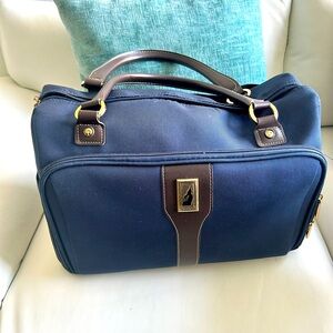 LONDON FOG Navy blue duffle bag